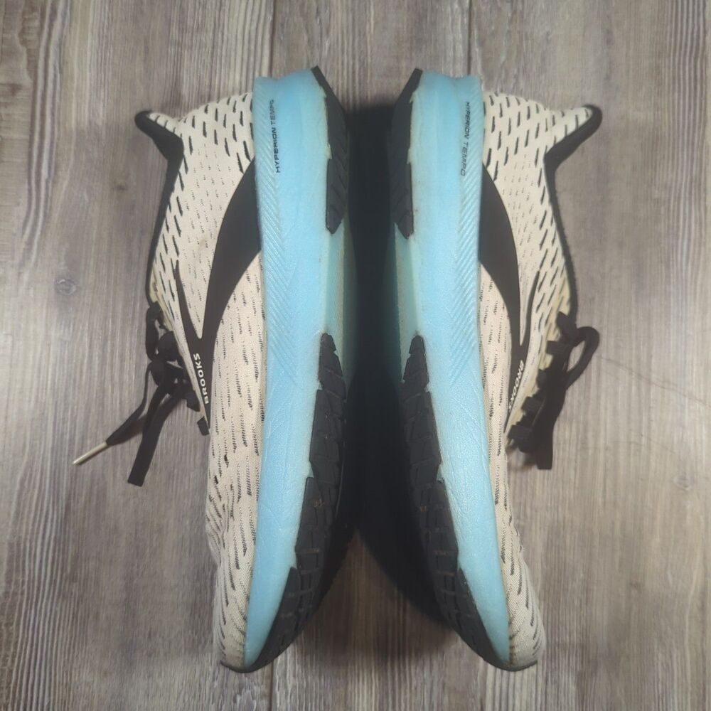**READ** Brooks Womens Hyperion Tempo 1203281B129 White Blue Running Size 8.5 B - Picture 9 of 15
